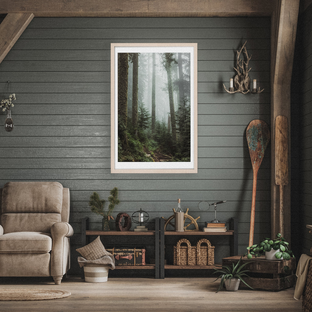 A Cascade Forest - Fine Art Print